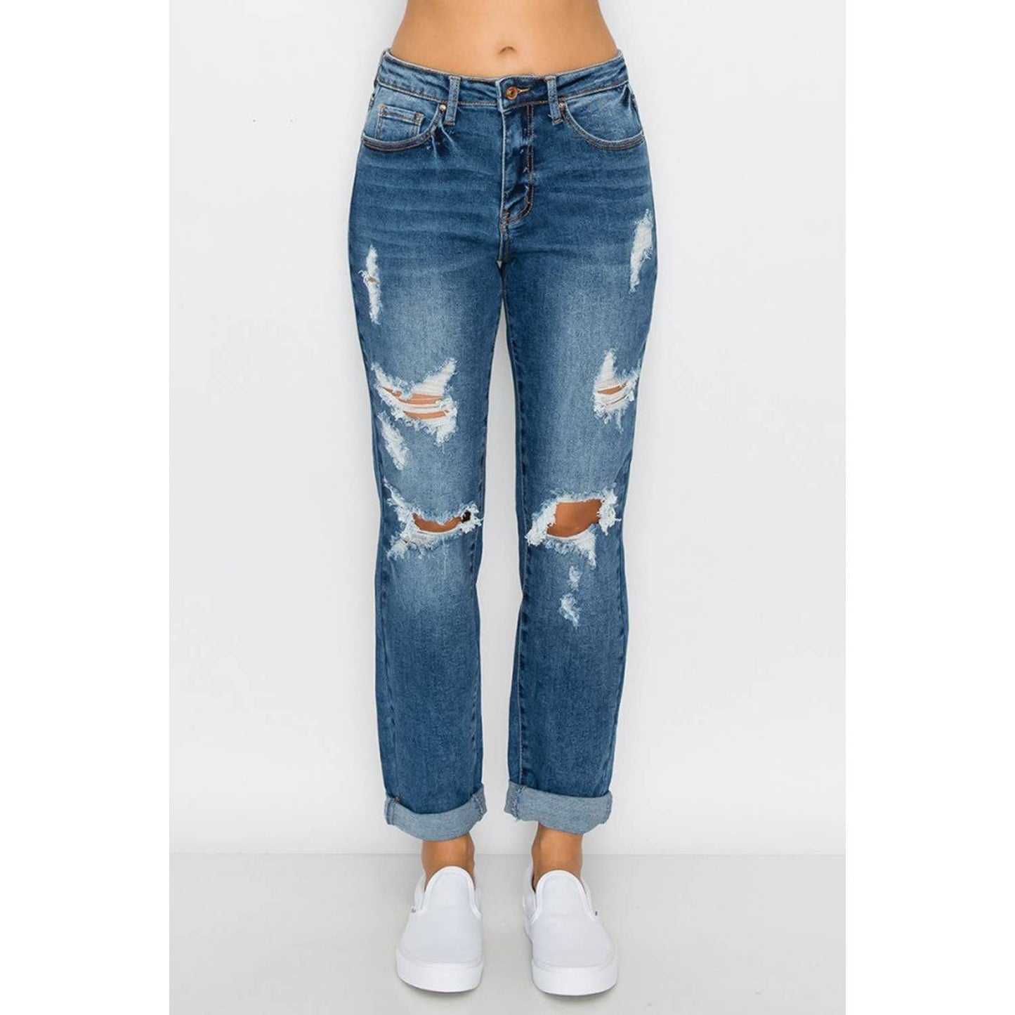DESTRUCTED BOYFRIEND JEAN