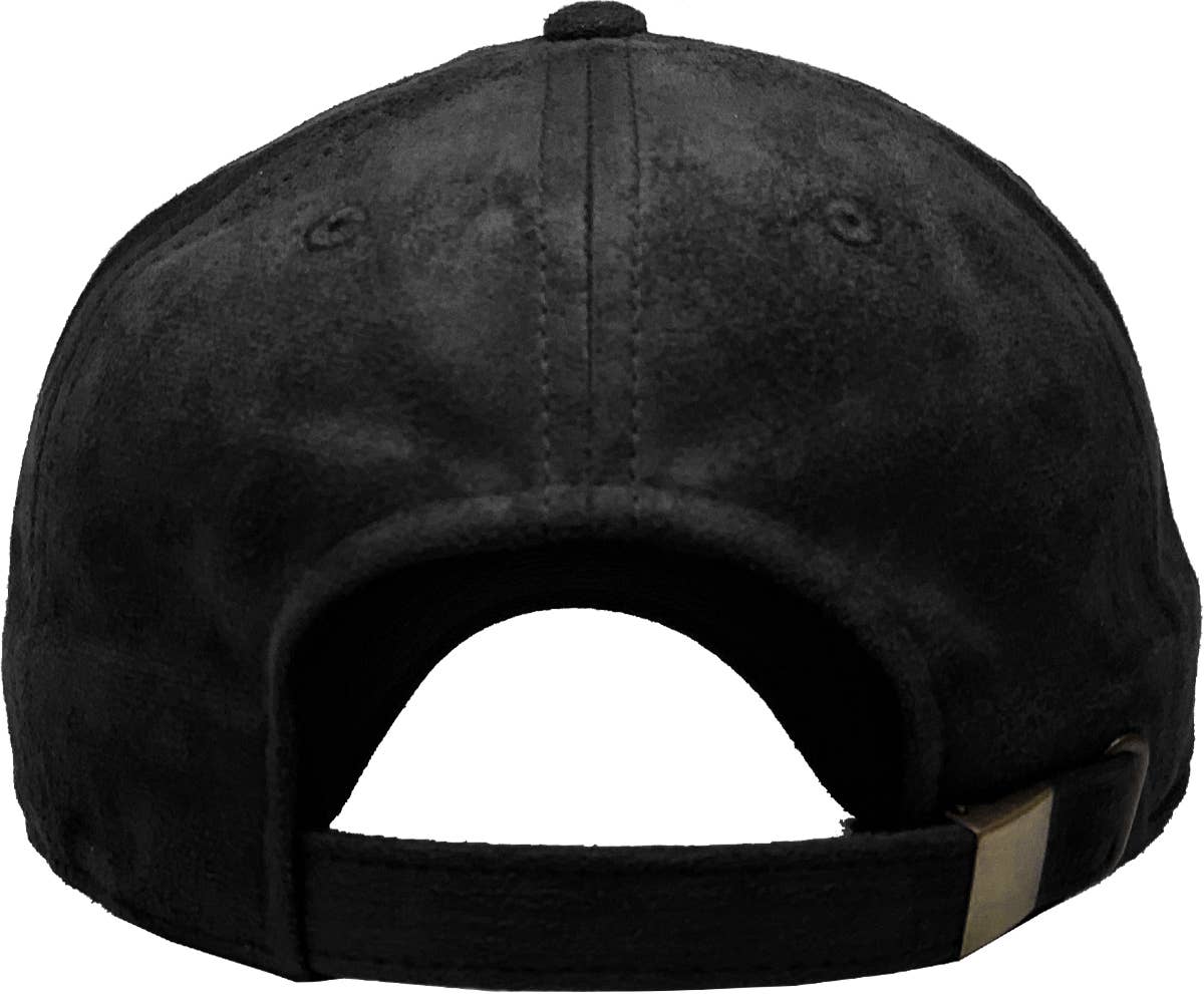 SUEDE BASEBALL CAP