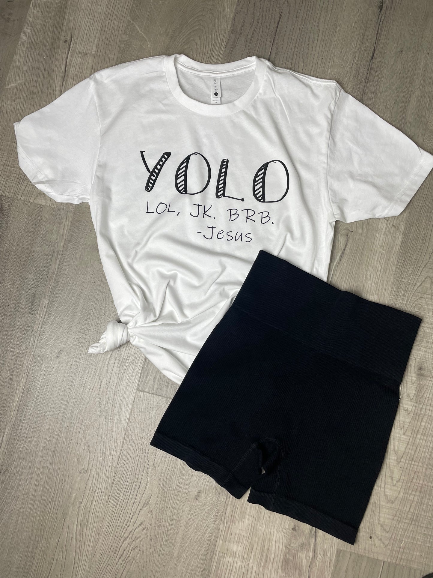 YOLO tee