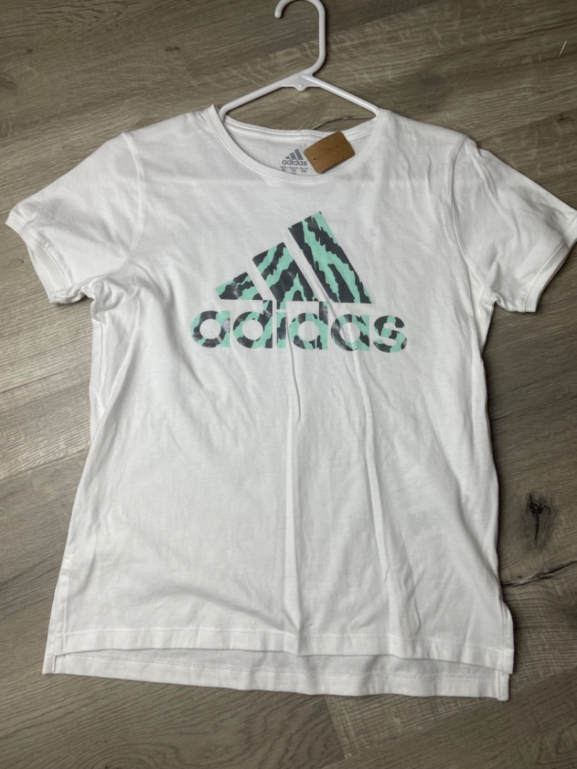 White Adidas Shirt, 16