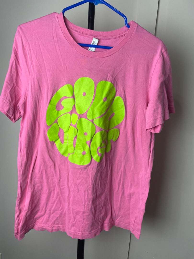 Pink Bella+Canvas Shirt, Medium