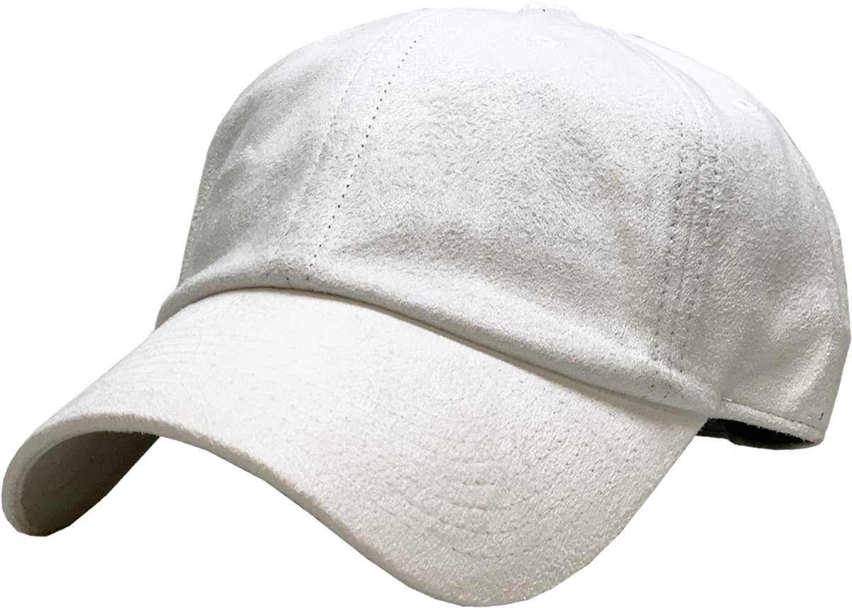 SUEDE BASEBALL CAP