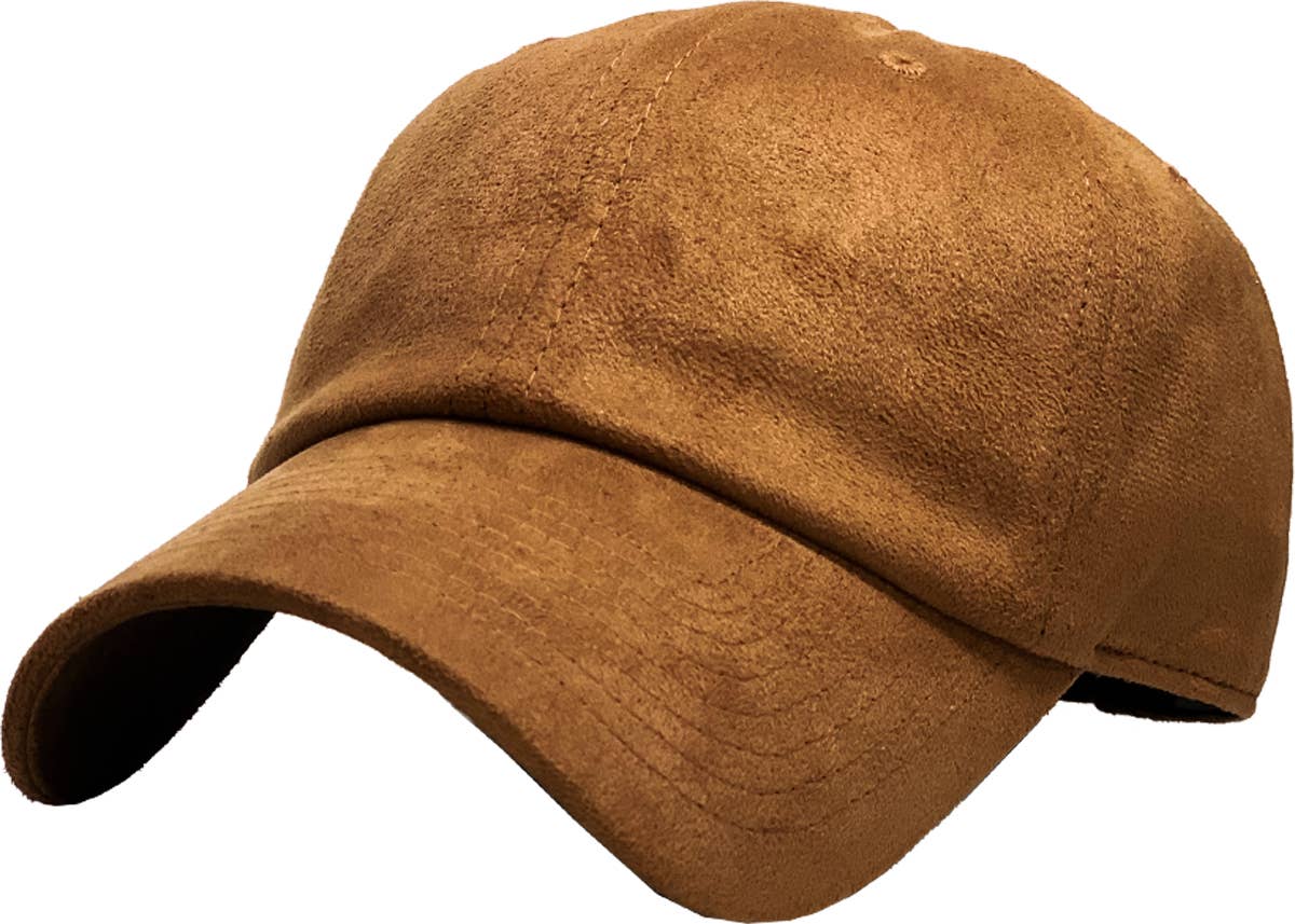 SUEDE BASEBALL CAP