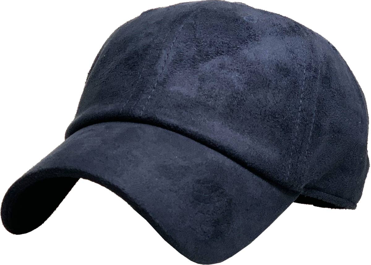 SUEDE BASEBALL CAP